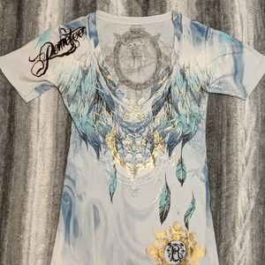 Remetee feathered T-Shirt